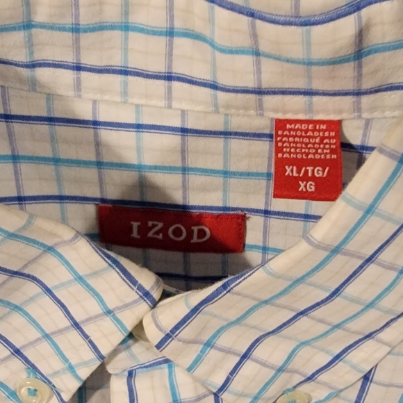 XL IZOD mens casual button down shirt - Picture 3 of 3